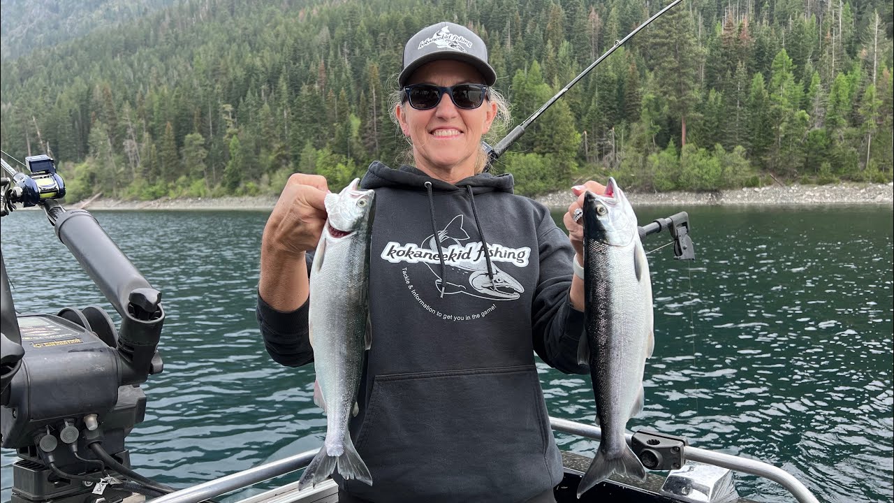 Kokanee Fishing Wallowa Lake Lighting Storm Double. 05/19/2023 YouTube