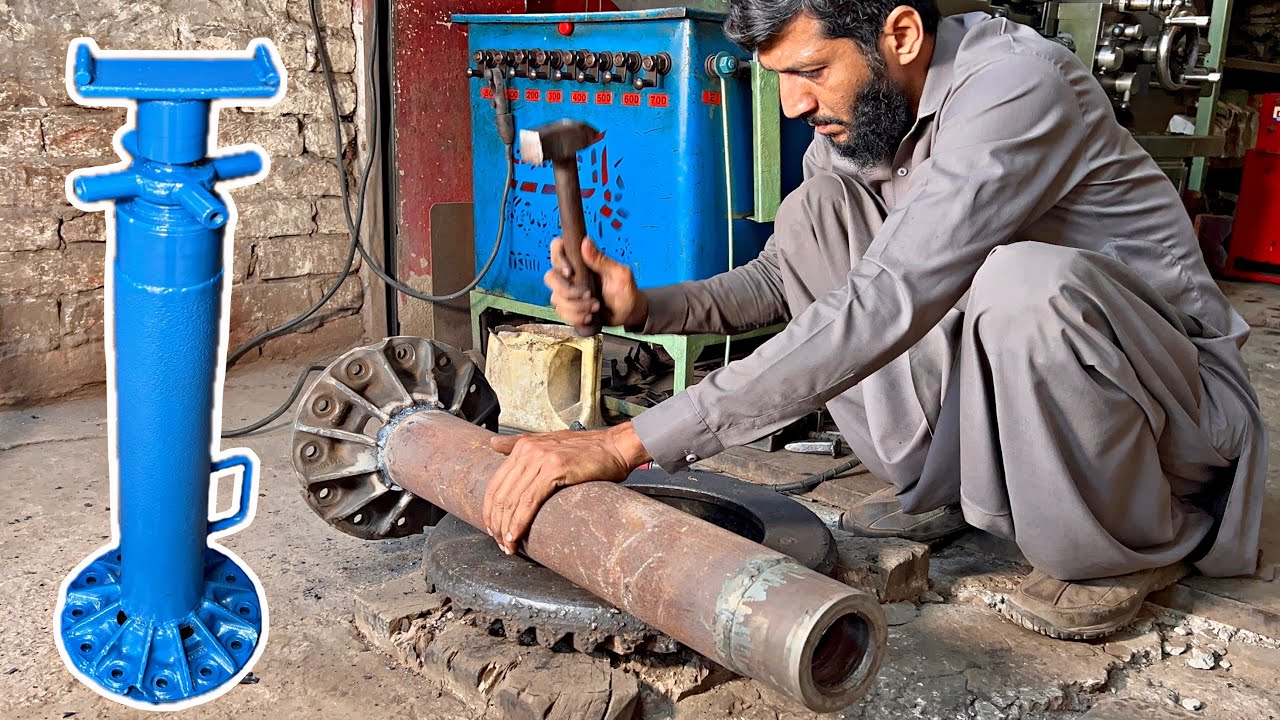 Fully Handmade Mechanical Screw Jack Are Made “Pakistani Trucks “