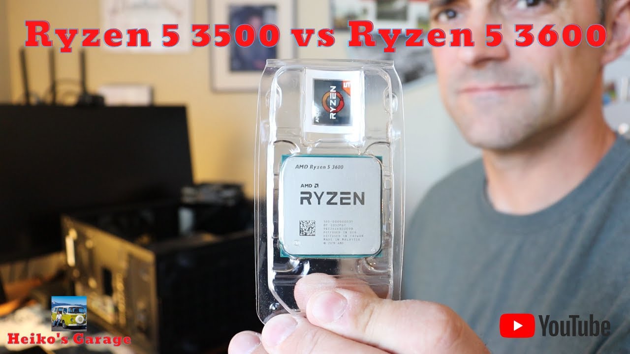 Ryzen 5 3500 vs Ryzen 5 3600... is the upgrade worth it? - YouTube