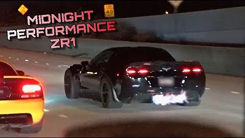 FAST 840hp Corvette ZR1 vs 1000+hp C7 Z06 vs Twin Turbo Mustang on the STREET!