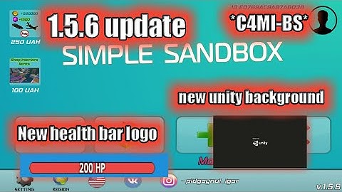 Simple sandbox 1.5.6 update