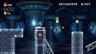 New Super Mario Bros. U Part 32 - Frosted Glacier-Wendys Shifting Castle