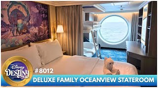 Disney Destiny Stateroom 8012 Tour Deluxe Family Oceanview Stateroom