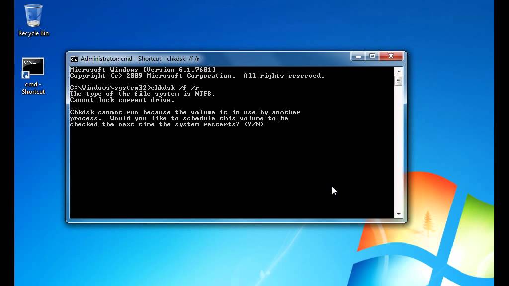 How to run a check disk in Windows 7 YouTube