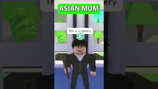 MOM when robber enters the house...😂😂 #adoptme #robloxshorts #roblox