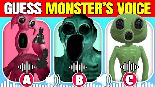 Guess The MONSTER'S VOICE! | Garten of Banban 7 | Syringeon, Bittergiggle, Tamataki & Chamataki