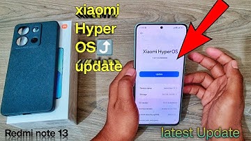 Xiaomi Hyper OS 2.0.6.0 latest Update✅ #redmi note 13 update || How to update mobile phone #update