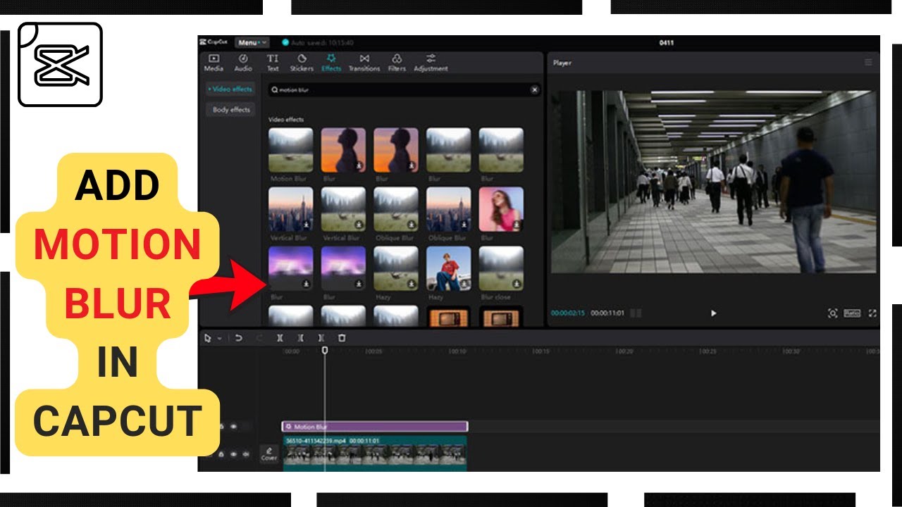 How to Add Motion Blur in CapCut | Easy Tutorial 2025 - YouTube