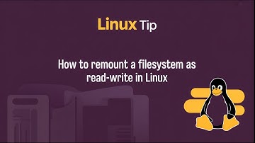 How to Remount a Filesystem as Read-Write in Linux/Ubuntu