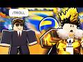Trolling YouTubers using ADMIN COMMANDS in Volleyball Legends!