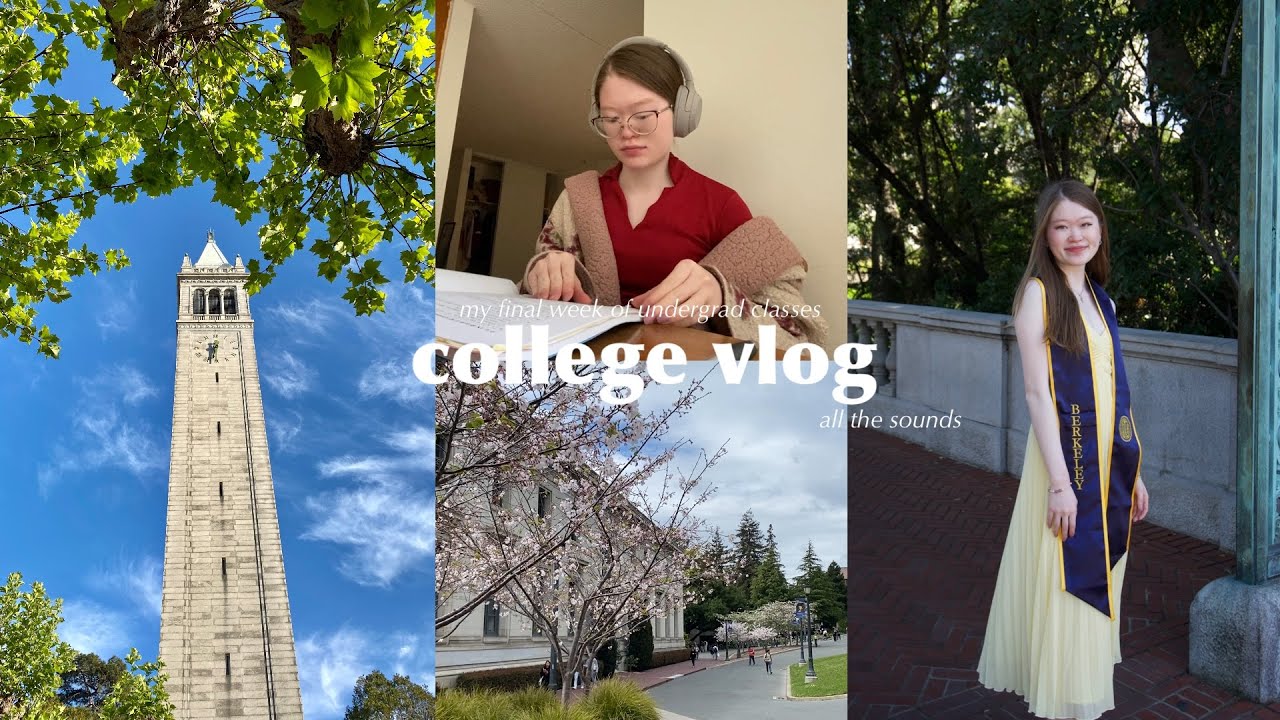 my final week of classes at berkeley | chem & chinese, shadowing, library work, carnival, noodles