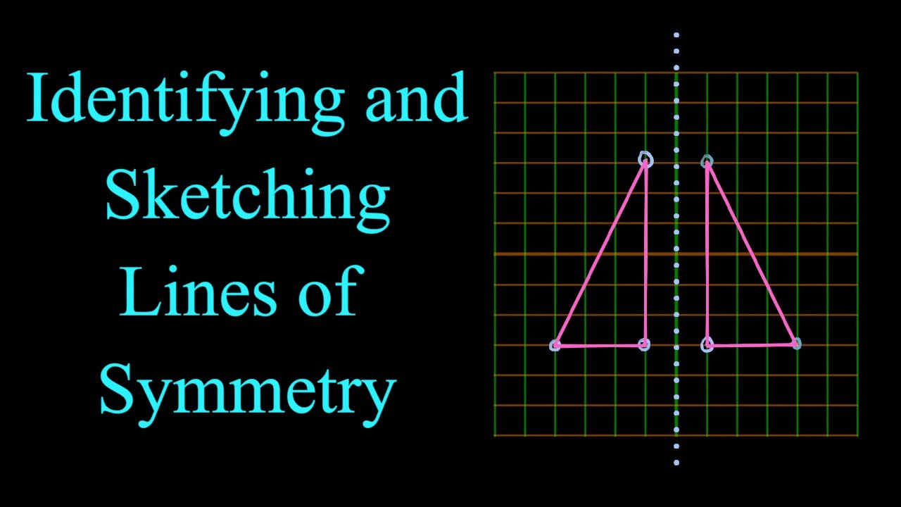 IDENTIFY AND SKETCH LINES OF SYMMETRY YouTube