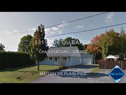 Ravissant plain-pied à vendre dans Charlesbourg