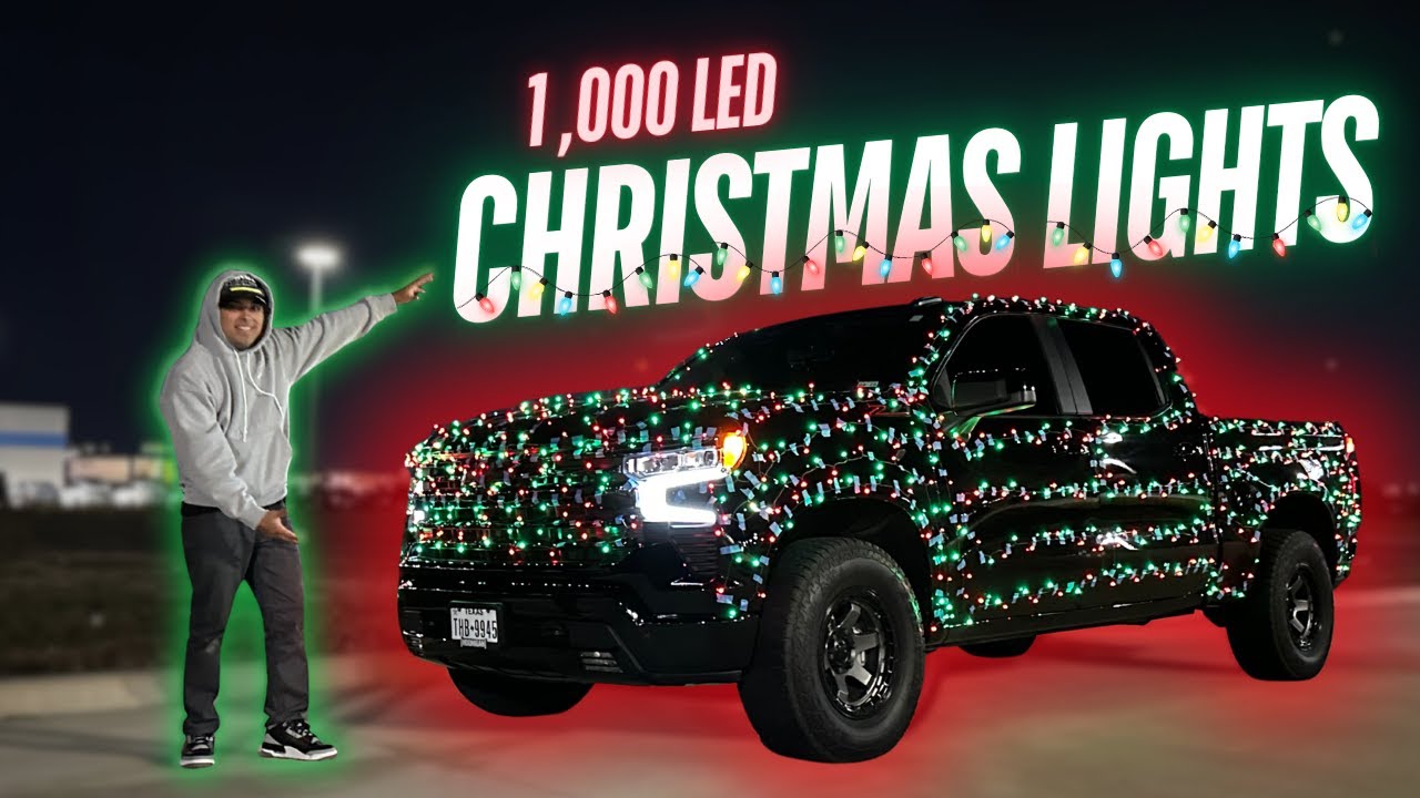Wrapping My Truck In 1000 Christmas Lights YouTube Wrapping my truck in 1000 christmas lights youtube