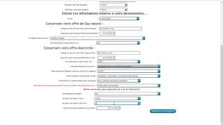 Programme de Gestion Électricité et Gaz Naturel