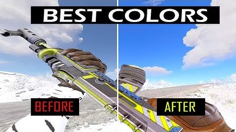 *FIXED* How To Use The BEST COLOR Settings In RUST (2023, April)