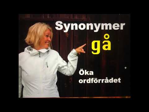 Lär dig svenska - Synonymer 2 - GÅ - 71 undertexter