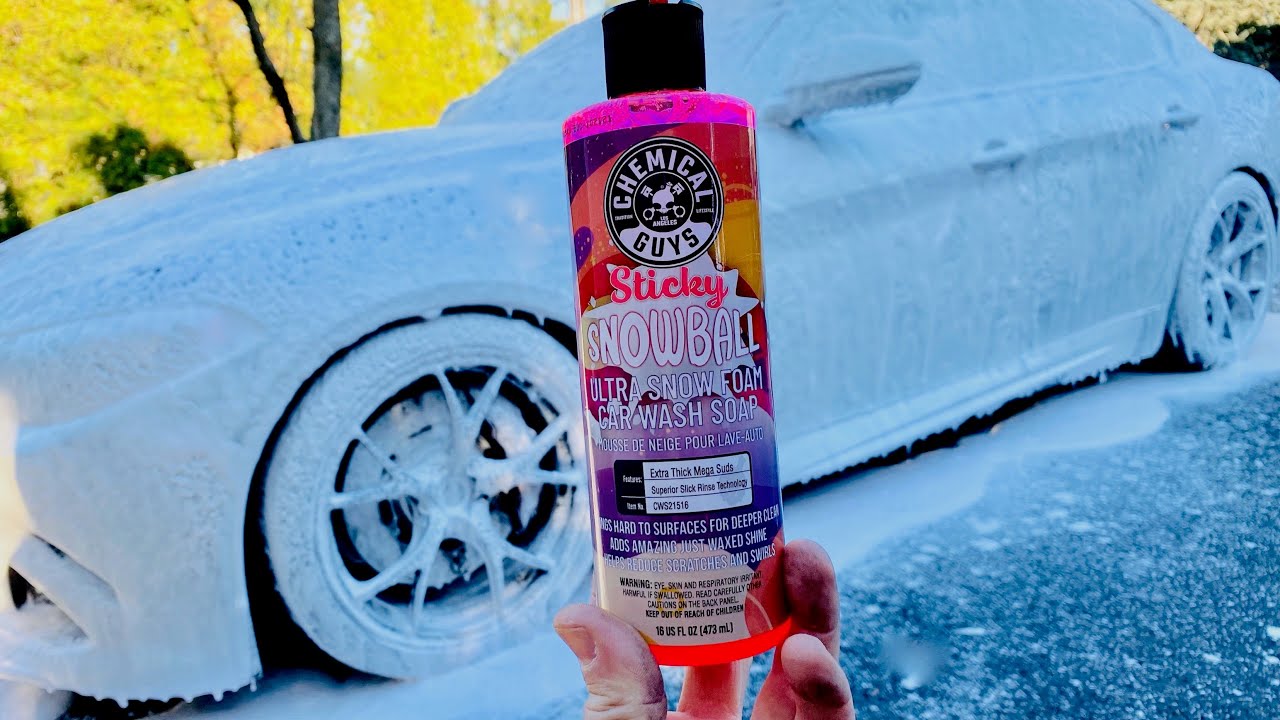 Chemical Guys Sticky Snowball Ultra Snow Foam 1 Gallon Car Wash CWS215