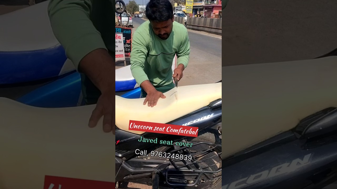 Unecorn seat modified #honda#unicorn seat#Comfatebal#Full #soft seat#long ride#seat low haid#seat