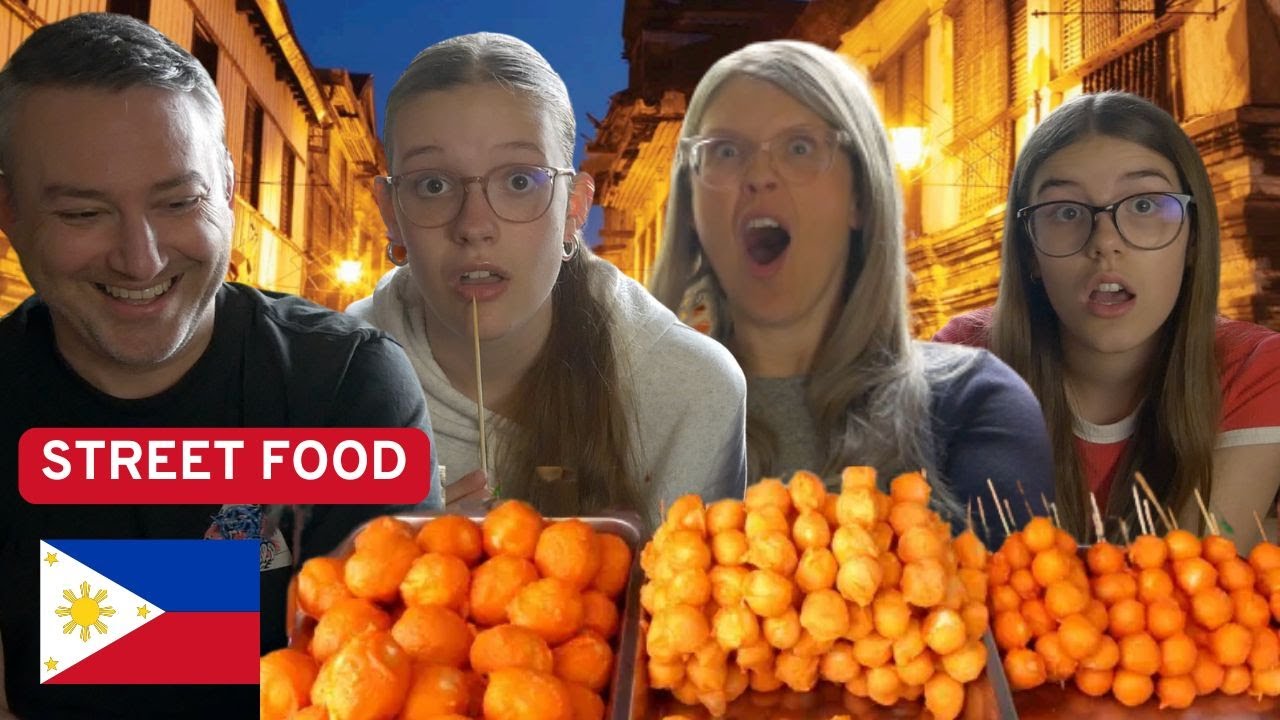 Canadian Family SURPRISED By Filipino Street Food
