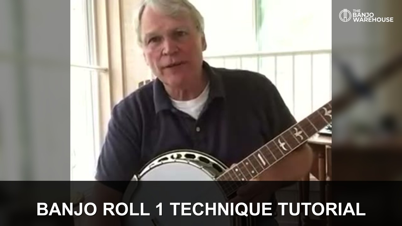 Banjo Roll 1 Technique Tutorial | 5th-3rd-1st String Backup Pattern ...