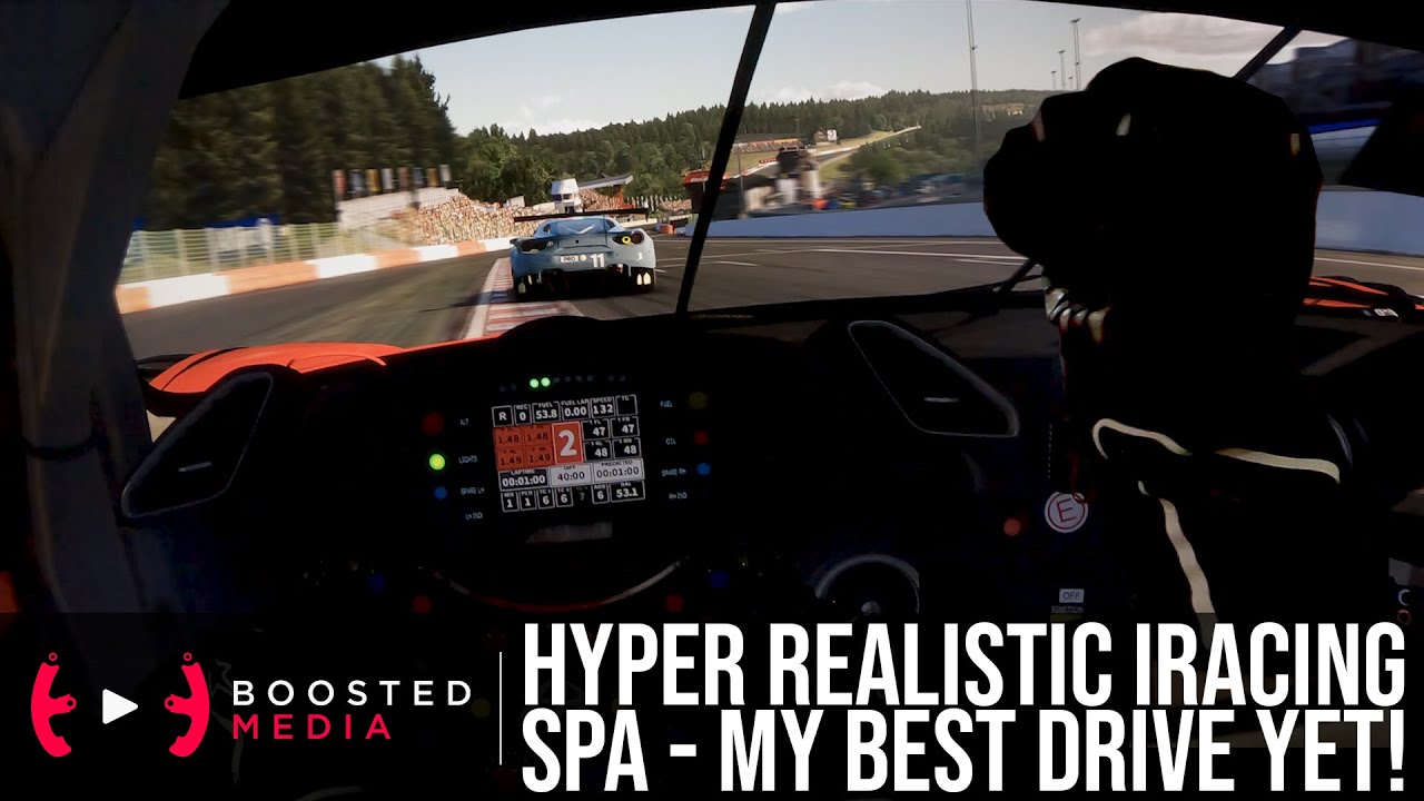 HYPER REALISTIC IRACING AT SPA My Best Drive Yet! YouTube
