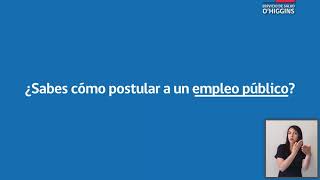 ¿Sabes cómo postular a un empleo público?