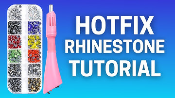 How to Use a Hotfix Tool for Rhinestones 💎 Step-by-Step Beginner Tutorial (With Tips & Fabric Demo)