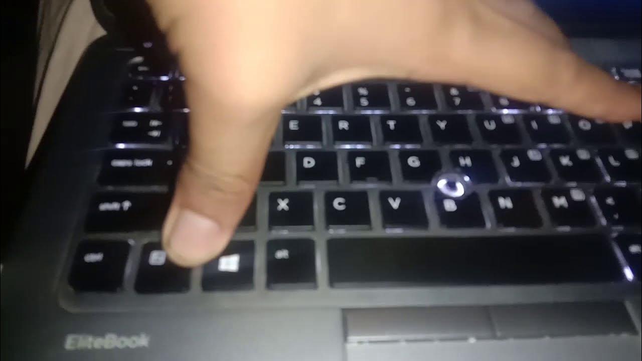 How to turn on and turn off lights on keyboard in hp laptop lights on