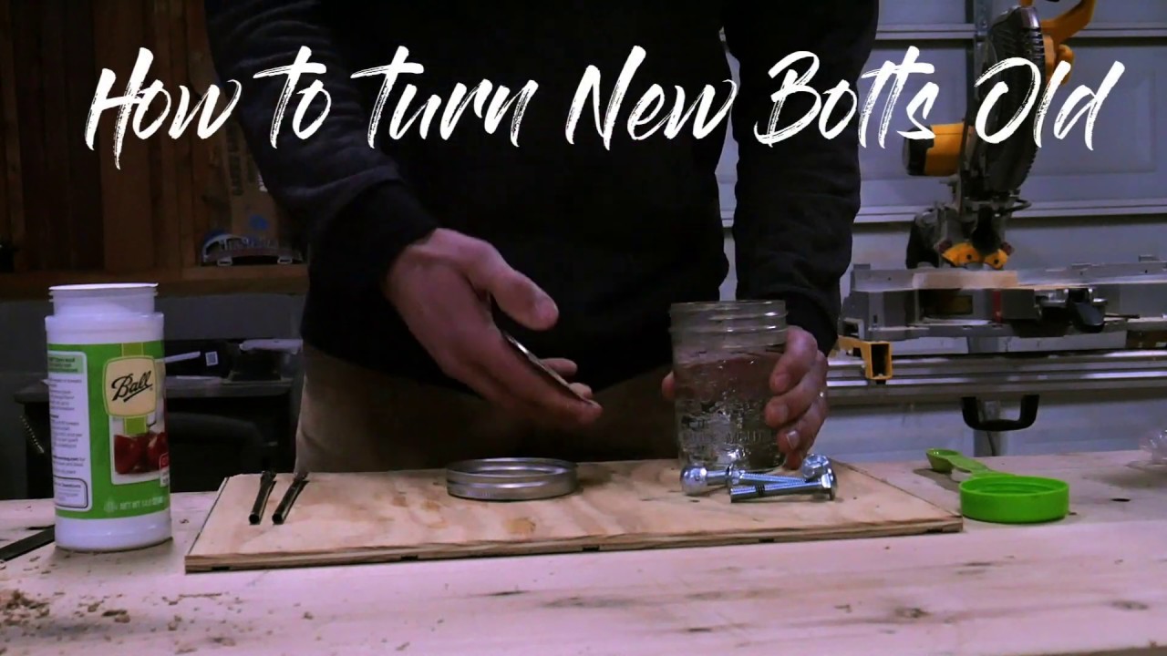 How to Make New (Zinc Plated) Hardware Look Old