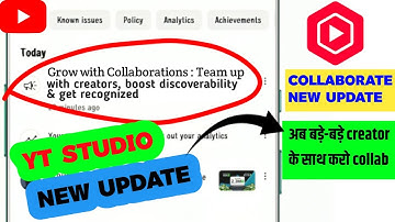 Grow with Collaborations: Team up with creators, boost discoverability & get recognized | yt studio 