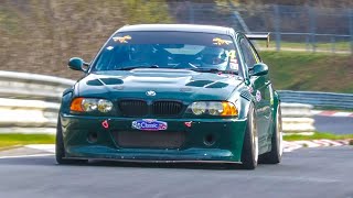 Ultimate Nürburgring BMW E46 Compilation! Best ENGINE SWAPS & Sounds Nordschleife Touristenfahrten