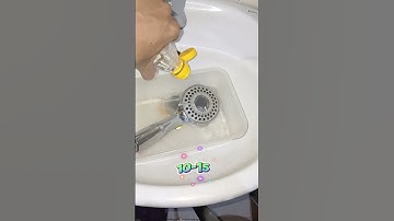 Cách làm sạch cặn canxi ở vòi hoa sen dễ dàng tại nhà.