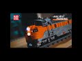 Mould King 12018 USA EMD F7 WP Diesel Locomotive | 1,541 Pcs