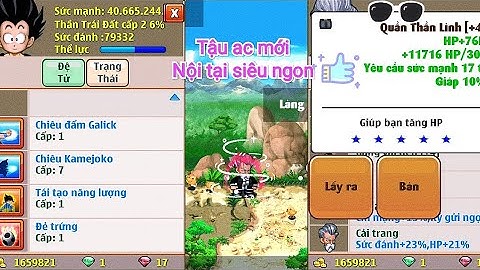 Ngọc rồng online| Phối Hợp Sét Giáp Và Nội Tại trở thành trùm siêu bá đạo!!!