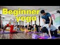 Yoga for beginner  full 1 hour yoga class  raja gupta yoga class