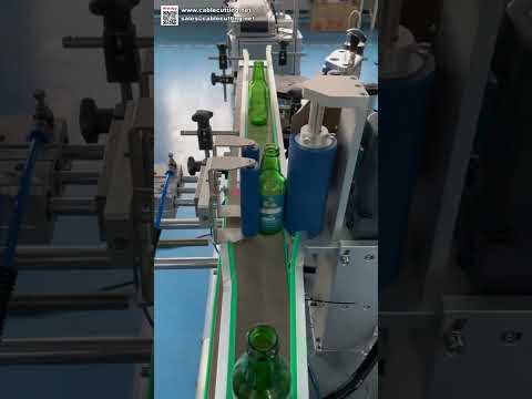 Automatic Beer Bottle Labeling Machine High Speed Glass Bottle Sticker Applicator for Breweries