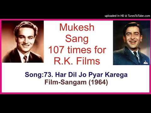 73. Har Dil Jo Pyar Karega-Sangam (1964)