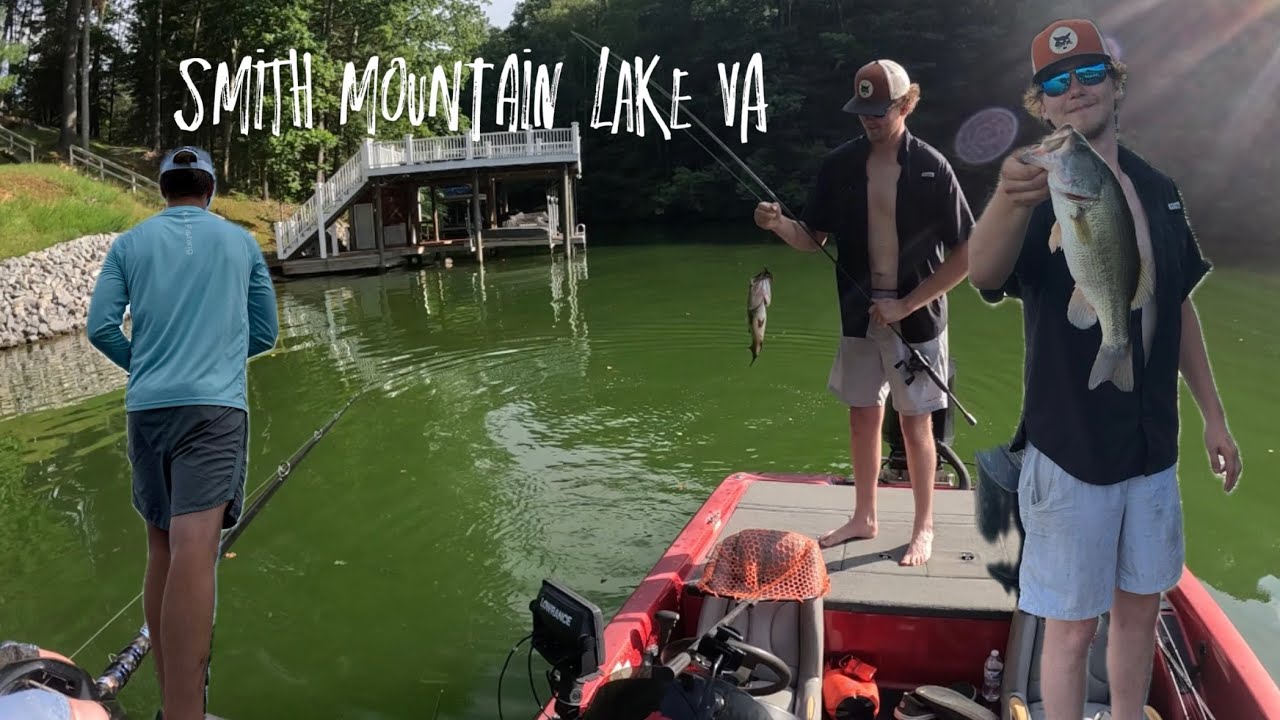 3 hour Smith Mountain Lake Bass fishing trip!