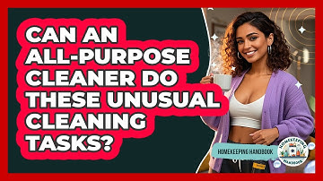 Can An All-purpose Cleaner Do These Unusual Cleaning Tasks? - Homekeeping Handbook