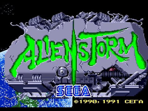 Alien Storm (No Damage) Playthrough (Sega) / Прохождение (Без Повреждений)