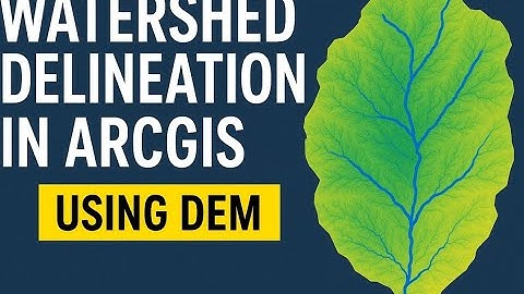 Watershed Delineation using DEM in ArcGIS | Step-by-Step Tutorial #WatershedDelineation #ArcGIS