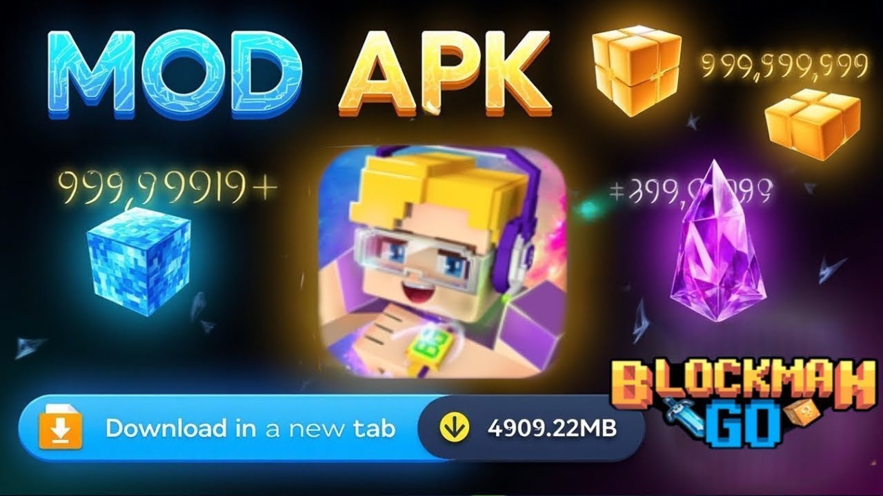 Blockman Go MOD APK Latest Gameplay | Blockman Go MOD MENU APK (Gcubes ...