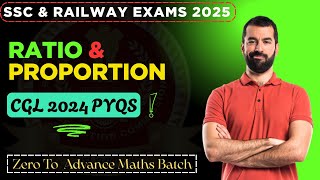 Ratio & Proportion CGL 2024 All Questions | Maths PYQ Practice For SSC and Railway Exams 2025 Ratio And Proportions Cgl Maths
