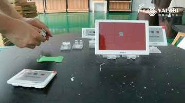 YalaTech digital price label stands Demonstration video of accessory installation