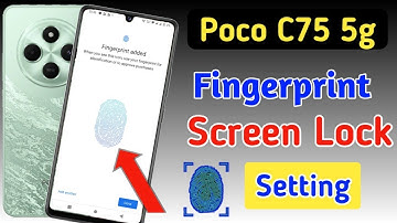 Poco c75 Fingerprint Lock Kaise Lagaye | How To Set Fingerprint Lock in Poco c75