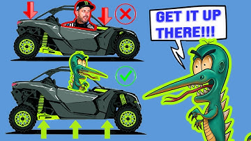 CAN AM MAVERICK X3 RIDE HEIGHT ADJUSTMENT #ShockTherapy #UTV #CanAmOffroad