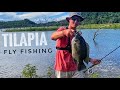 Fly Fishing for Big Black Mozambique Tilapia in the Zimbabwean Wilderness