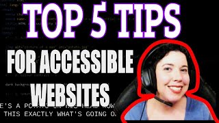 Top 5 Tips for Accessible Websites: Optimise Your HTML | Alt Tags, Forms, Semantic HTML, and More!