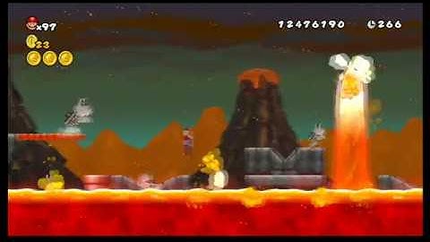 NerSMBW Custom Level: Lava Lake